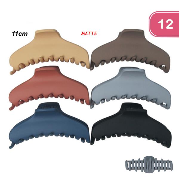 MATTE HAIR CLIP (12 UNITS)