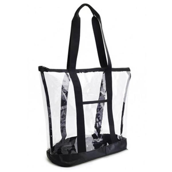 CLEAR EDGE BLACK LINE TOTE BAG