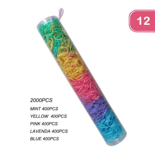 SMALL HAIR TIES (12 UNITS)