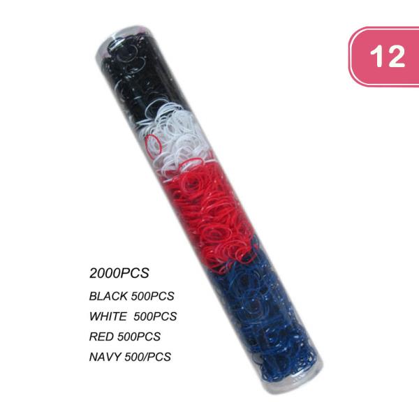 SMALL HAIR TIES (12 UNITS)