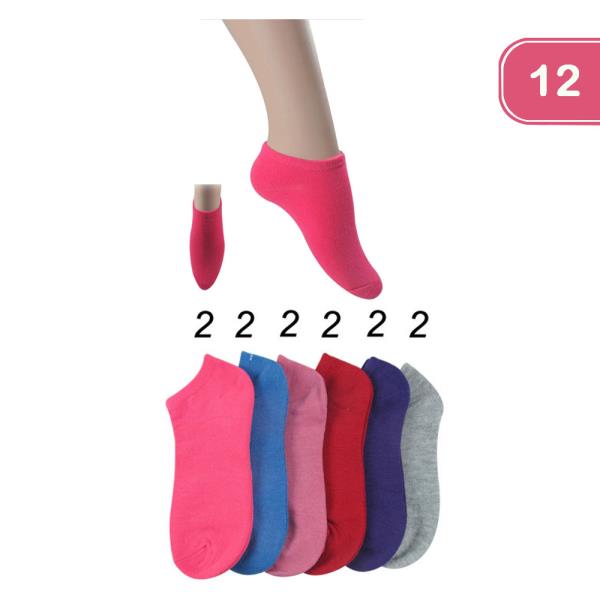 LOW CUT SOCKS (12 UNITS)
