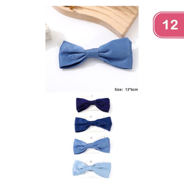 BOW HAIR PINS (12 UNITS)