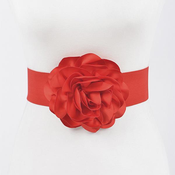 DELICATE BEAUTIFUL FLOWER PLUS SIZE ELASTIC BELT