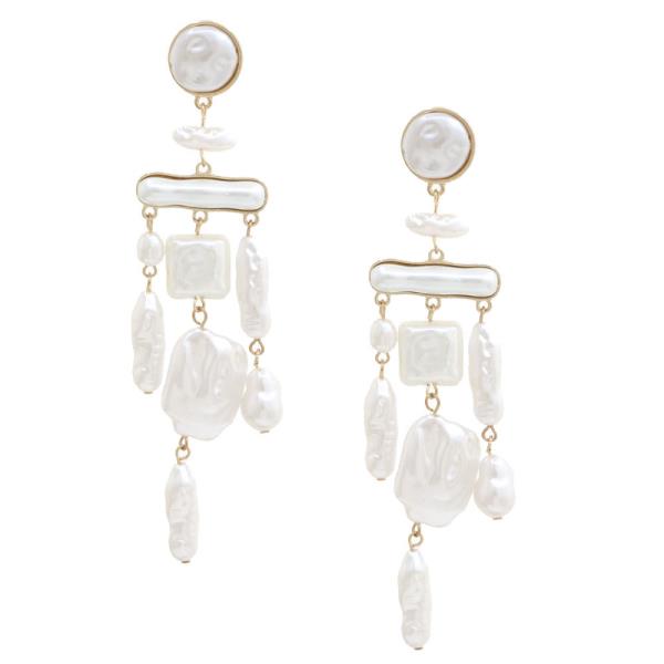 MULTI SHAPE DANGLE EARRING