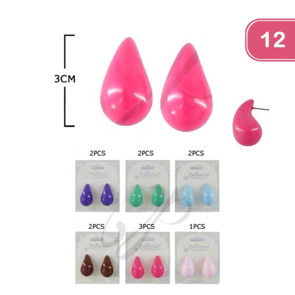 TEARDROP EARRINGS (12 UNITS)
