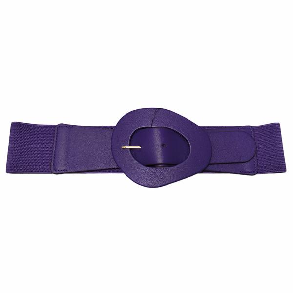 OVAL BUCKLE ELASTIC BELT