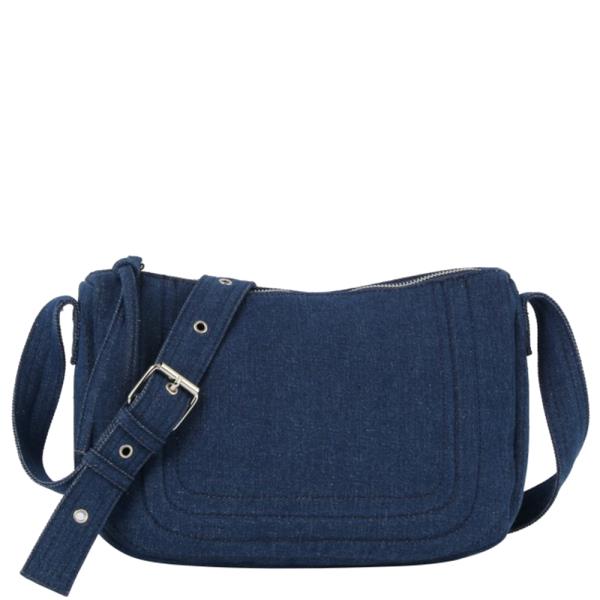 FASHION DENIM TEXTURED SHOULDER CROSSBODY BAG