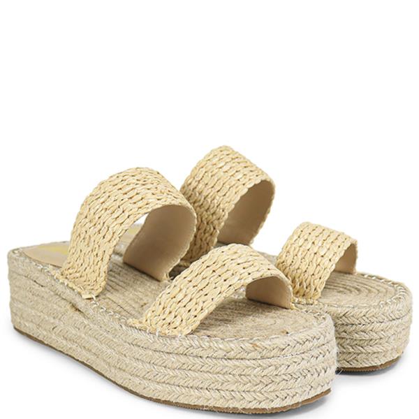 RAFFIA DOUBLE STRAP ESPADRILL 12 PAIRS