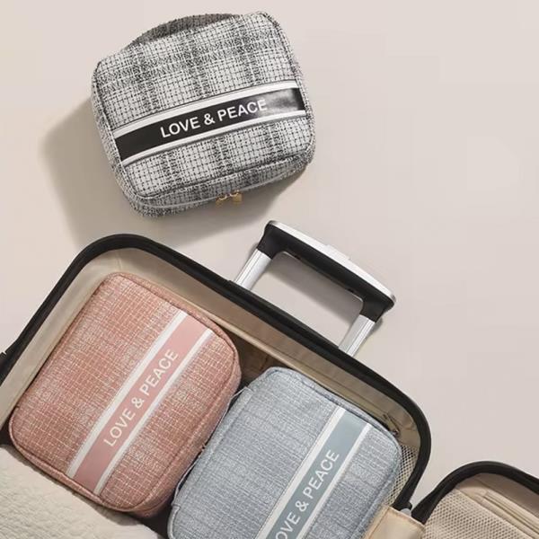 LOVE & PEACE COSMETIC MAKEUP POUCH BAG