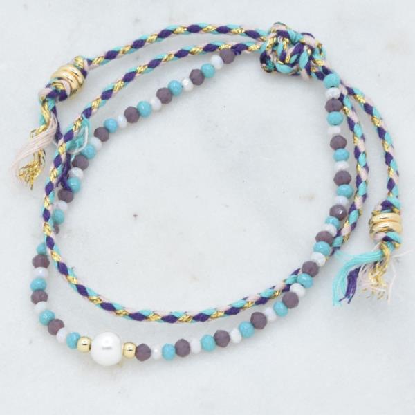 BEAD BRAID THREAD BRACELET