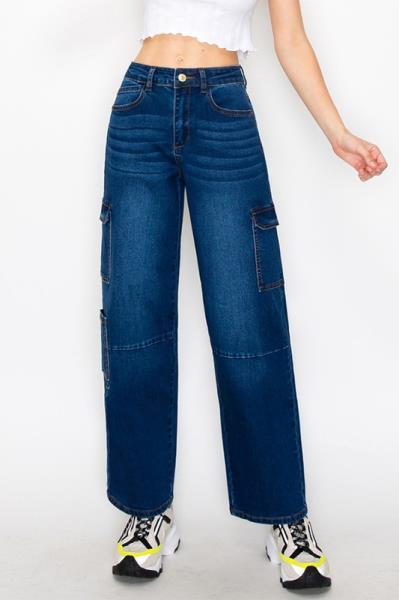 ($12.55/EA X 15 PCS) CARGO POCKET JEAN WITH KNEE CUTLINE