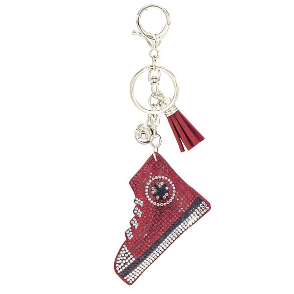 RHINESTONE SNEAKER KEYCHAIN