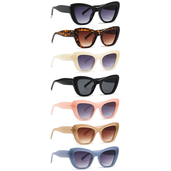 PLAIN CAT EYE SUNGLASSES 1DZ