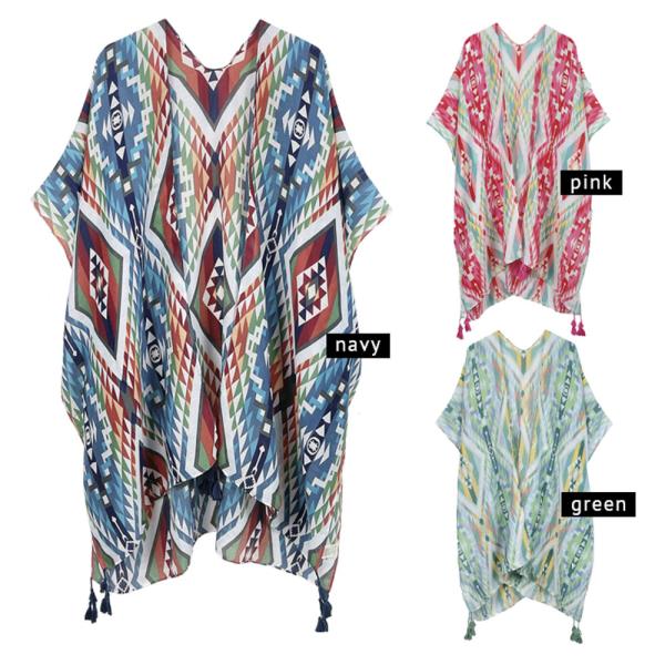AZTEC PRINT KIMONO