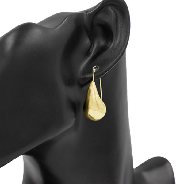 METAL TEARDROP DANGLE EARRING
