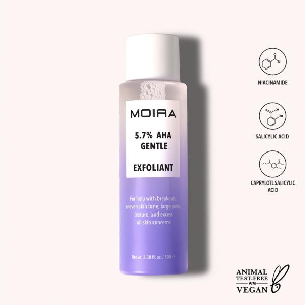 MOIRA 5.7% AHA GENTLE EXFOLIANT
