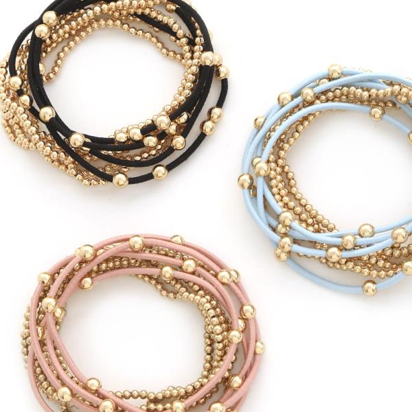 9 ROW CCB AND BAND BRACELET