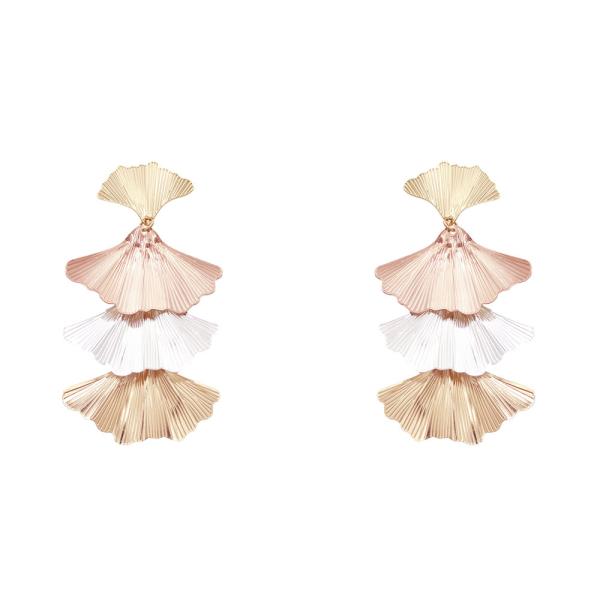 GINKGO LEAF DANGLE EARRING