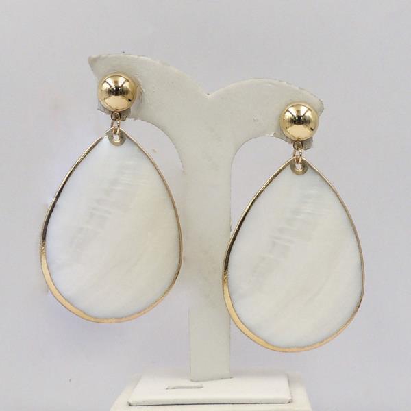 MOTHER OF PEARL TEARDROP DANGLE EARRING