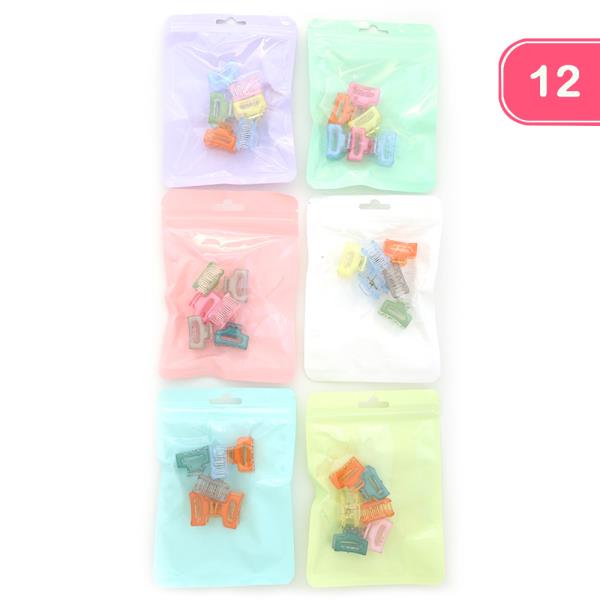 MINI HAIR CLIP (12 UNIT)