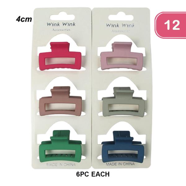 HAIR CLIPS (12 UNITS)