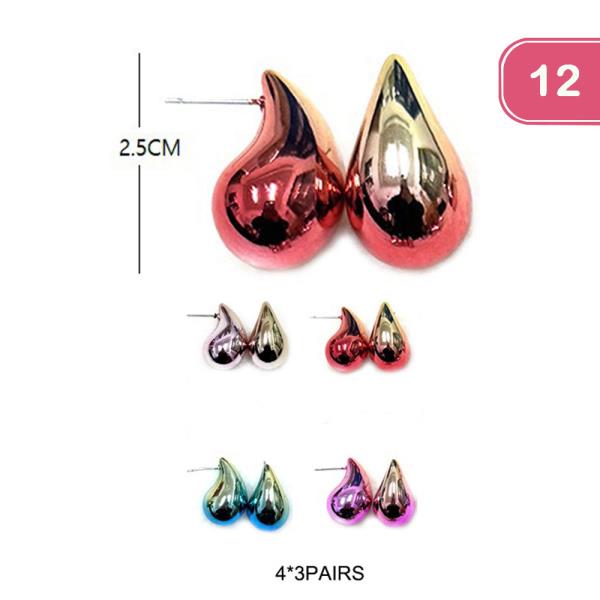 TEARDROP EARRING (12 UNITS)