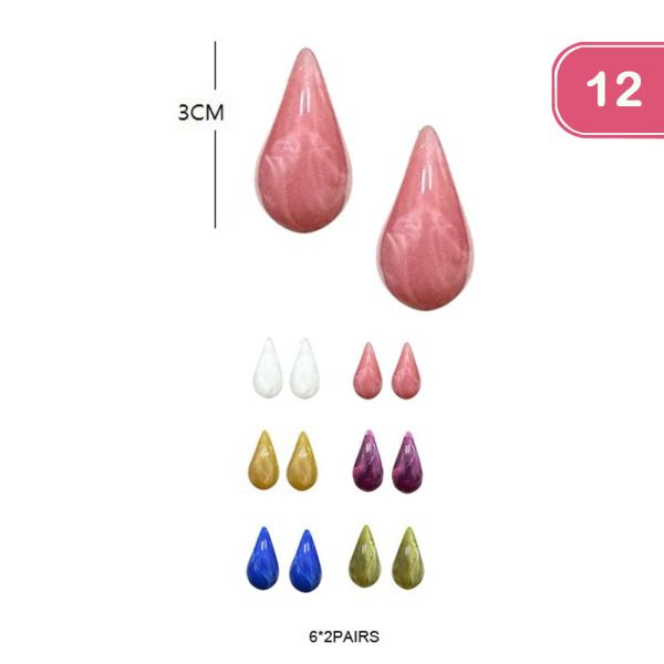 TEARDROP EARRING (12 UNITS)