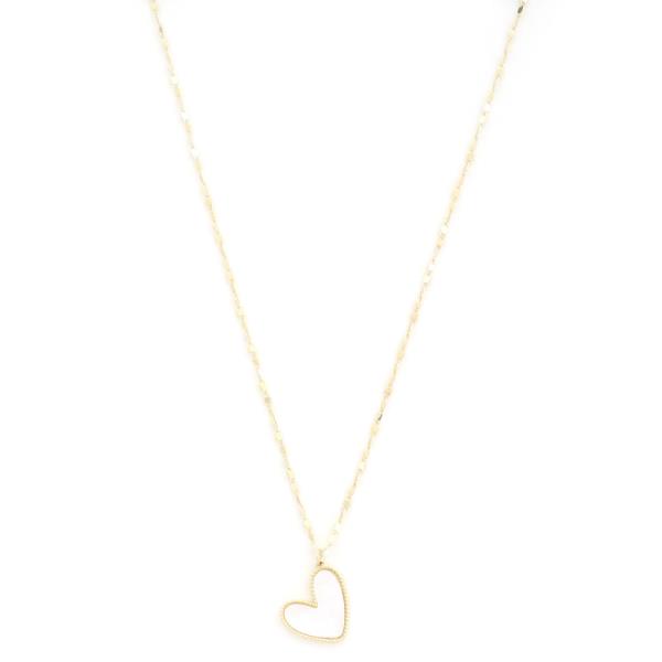 HEART CHARM NECKLACE