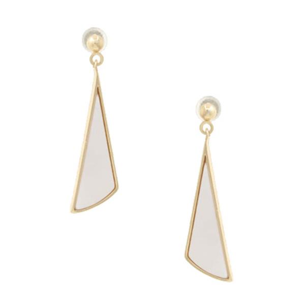 MOTHER OF PEARL DANGLE EARRING