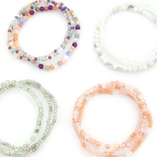 BEADED BRACELET SET