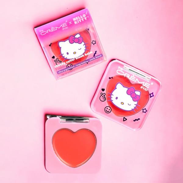 THE CREME SHOP X HELLO KITTY CHEEKY CUTIE! BLUSH BALM- APPLE BLOSSOM