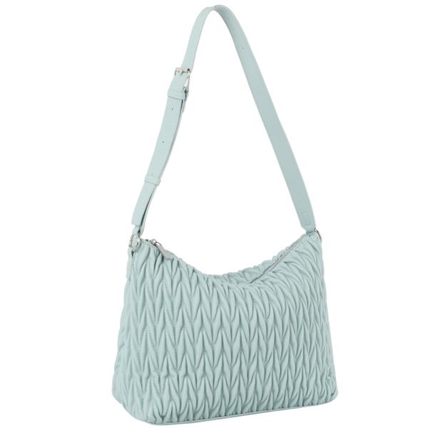 QUILTED DESIGN SHOULDER HOBO BAG