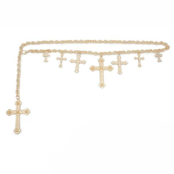 CROSS CHARM CHAIN BELT