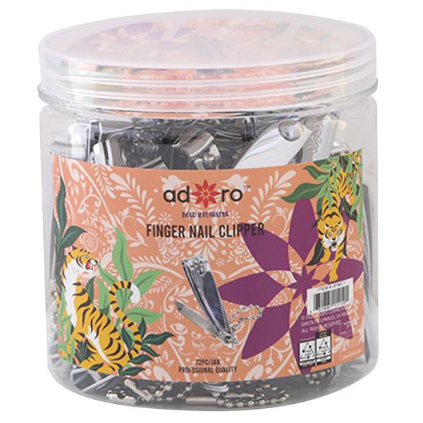 ADORO FINGER NAIL CLIPPER (72 UNITS)