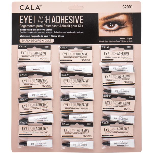 12 PCS DARK EYE LASH ADHESIVE SET