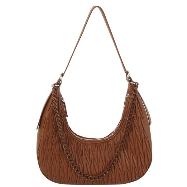 FASHION TEXTURED SHOULDER BAG