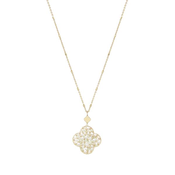 MIXED MATERIAL CLOVER WOVEN NK