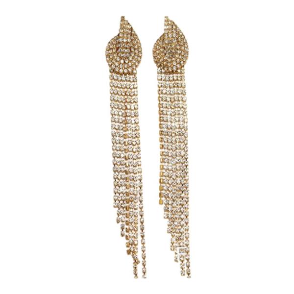 RHINESTONE FRINGE BRIDAL & PARTY EARRING