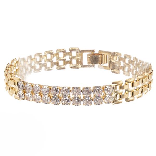 CZ 4MM WATCH BAND BRACELET