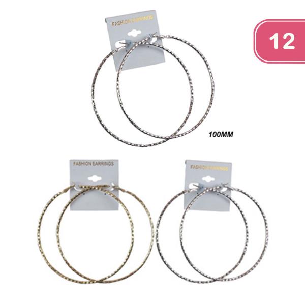HOOP EARRING (12 UNITS)