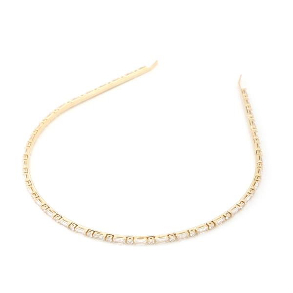 DAINTY RECTANGLE RHINESTONE HEADBAND