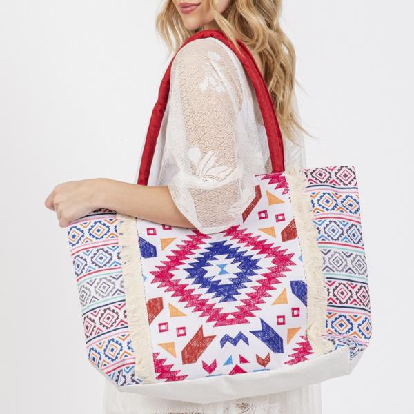 BOHO FRINGE TOTE BAG