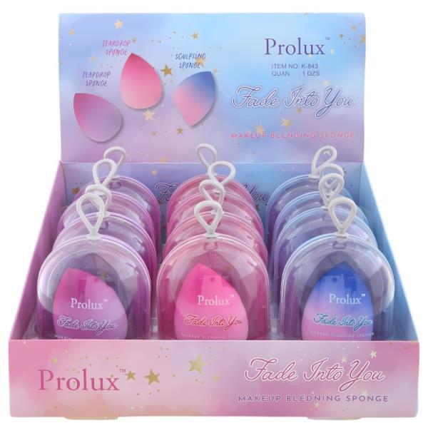 PROLUX FADE INTO YOU MAKEUP BLENDING SPONGE (12 UNITS