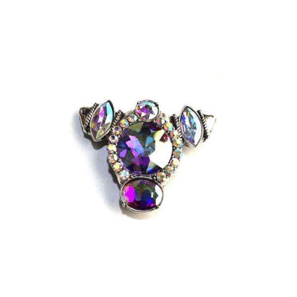 WESTERN STYLE RHINESTONE BELT BUCKLE