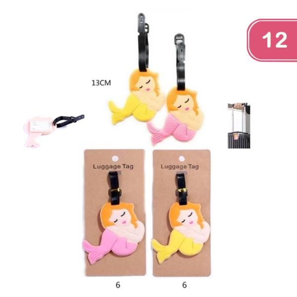 MERMAID LUGGAGE TAG (12 UNITS)