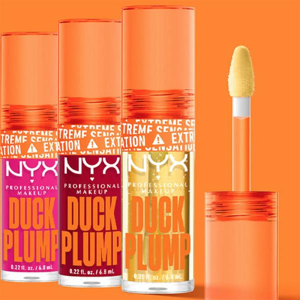 NYX DUCK PLUM HIGH PIGMENT PLUMPING LIP GLOSS (3 UNITS)