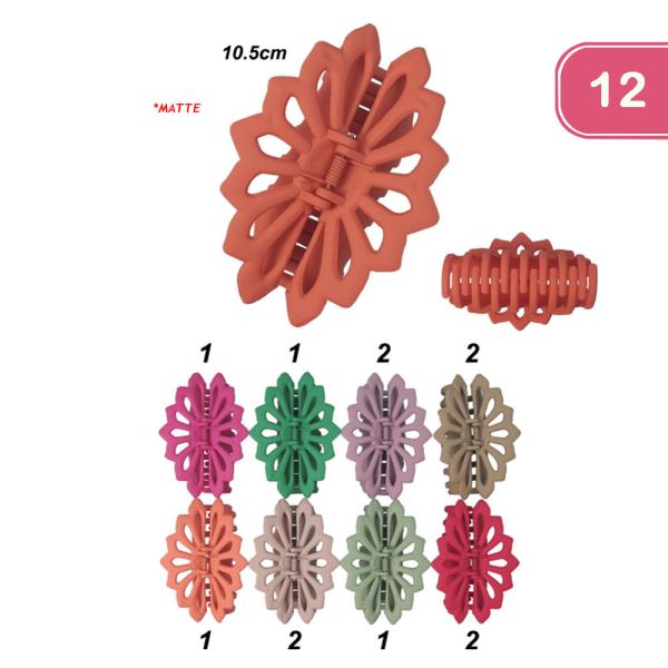 HAIR CLAW CLIP (12 UNITS)