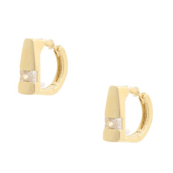 SODAJO METAL GOLD DIPPED EARRING