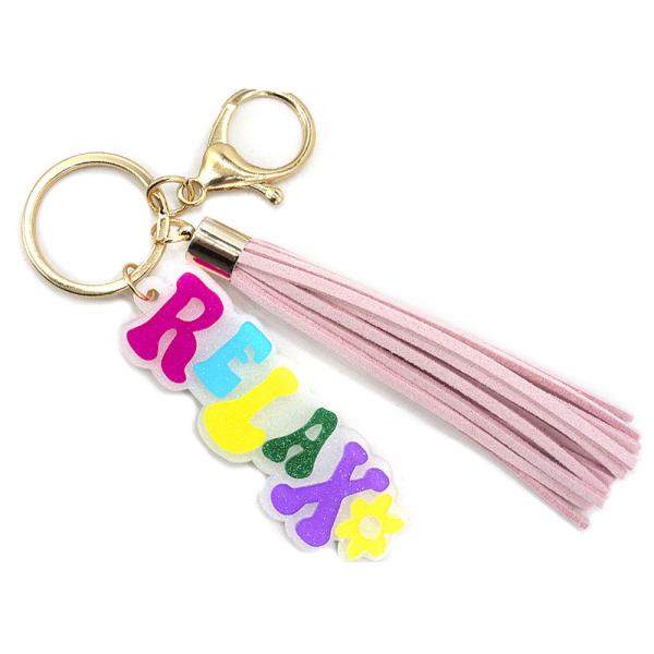 RELEX KEYCHAIN WITH TASSEL