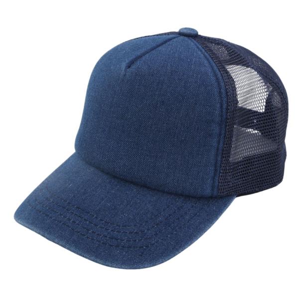 DENIM BACK SIDE MESH FASHION CAP